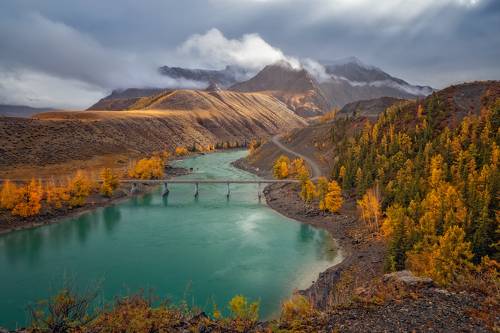 Мост через Катунь...