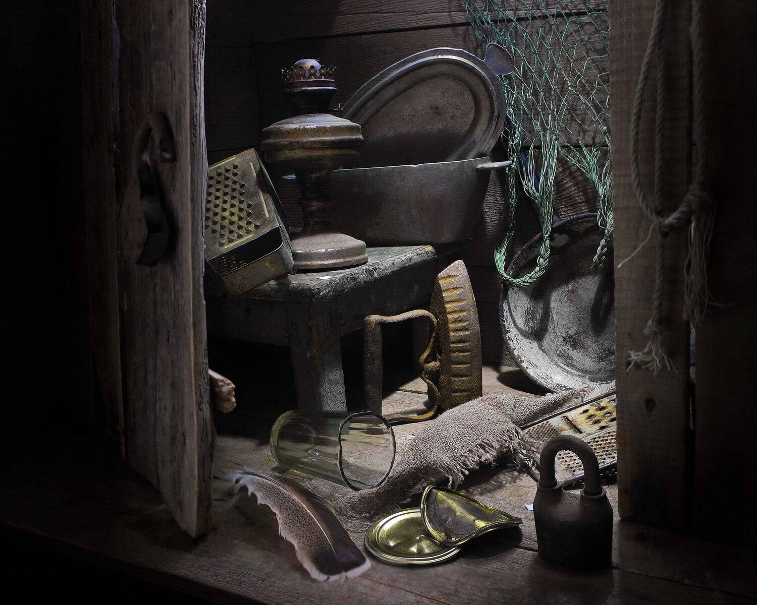 каморка, склад, старьё, хлам, мусор,, Сергей Фунтовой