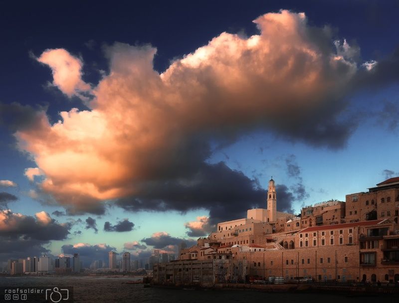 Tel aviv, Israel, city, urban, architecture, cityscape, street, church, cathedral, jaffa, religion, sky Tel Aviv - Yafo фото превью