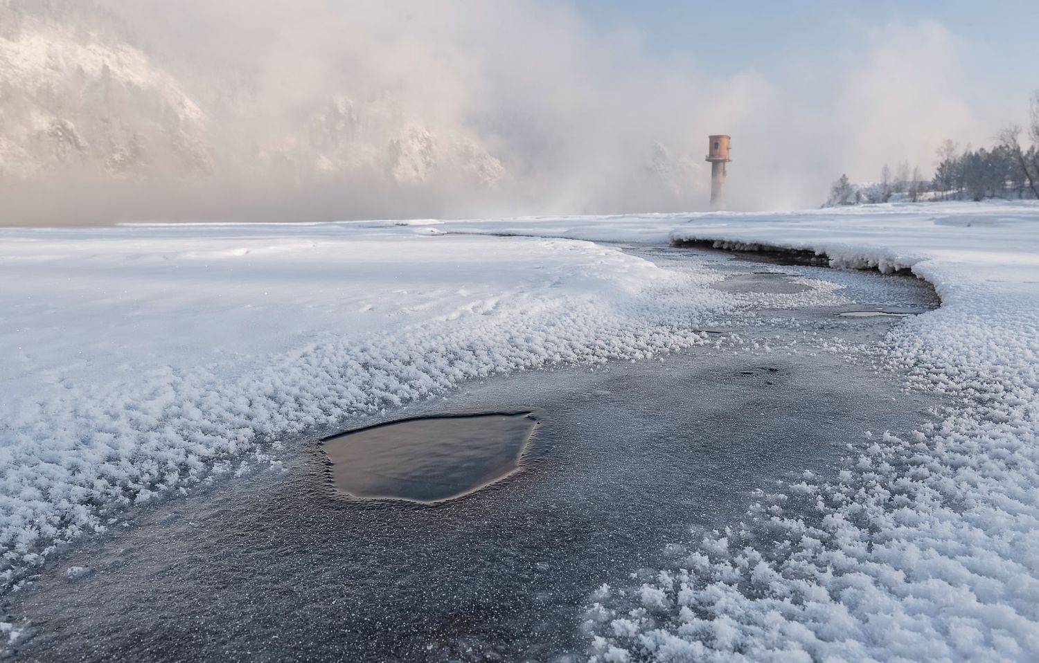 Зима, мороз, иней, сибирь, Фомина Марина