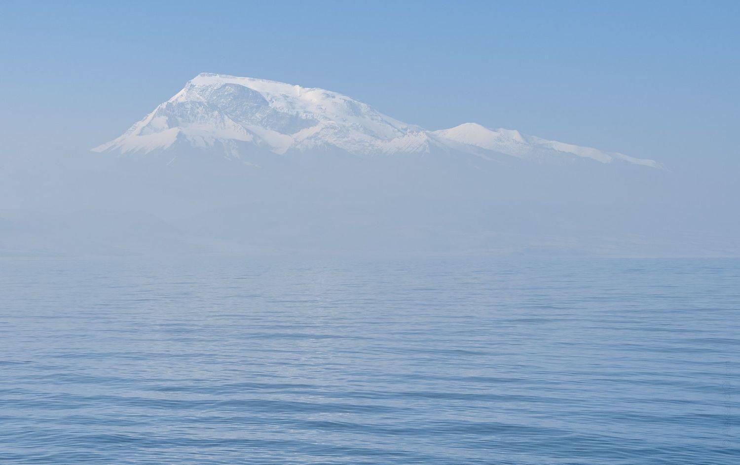 озеро, ракшастал, гора, туман, вершина, тибет, Александр Гиль