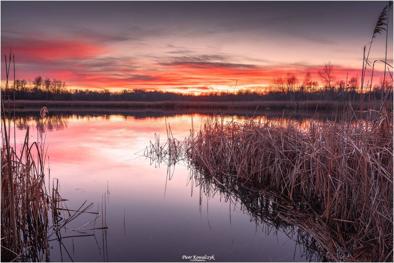 poska, zach&oacute;d, chmury, Kowalczyk Piotr