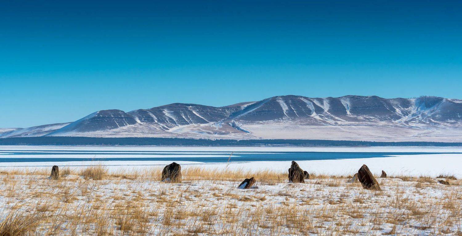 Река Енисей камни горы , Александр Колбасов