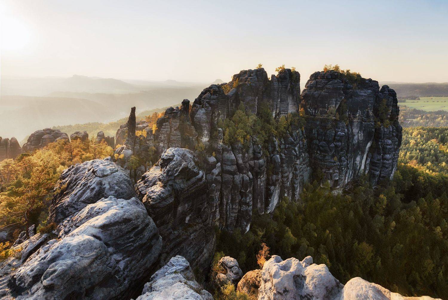 германия, гора, шраммштайн, скалы, парк, саксонская швейцария, germany, mountain, hills, rock, saxon switzerland, schrammsteine, Эрнест Вахеди