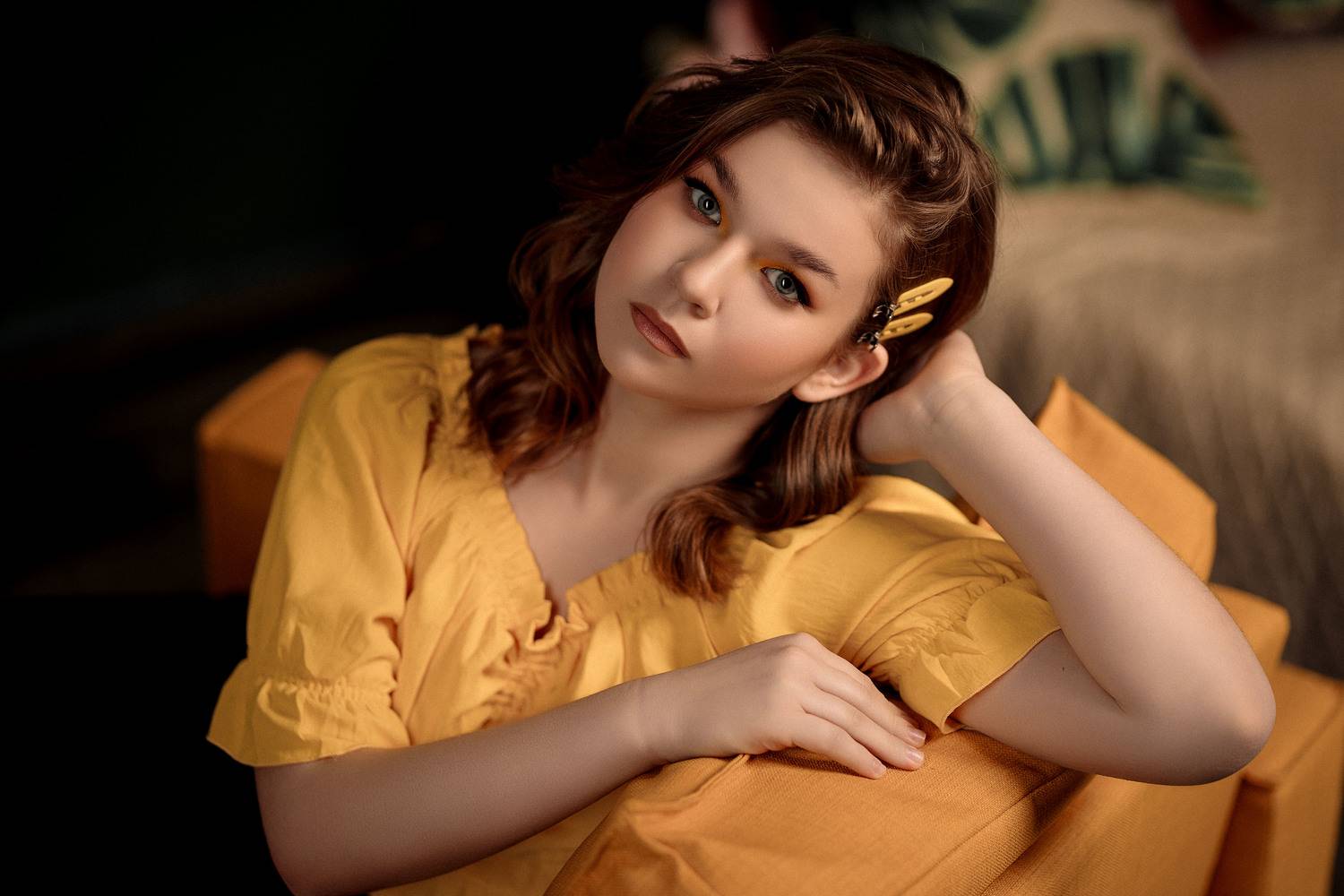 девушка, модель, портрет, фотосессия, студия, гламур, girl, model, modeling, young, portrait, творческий портрет, женский портрет, woman, young woman, glamour, постановка, постановочная фотография, fashion, Владимир Васильев