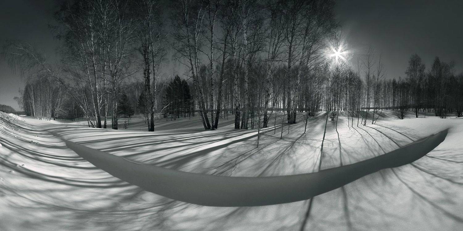 зима, снег, свет, тени, Чичкин Валерий