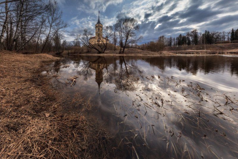 павловск, бип, россия, весна, панорама, Весна/Осень. Не отличить... фото превью