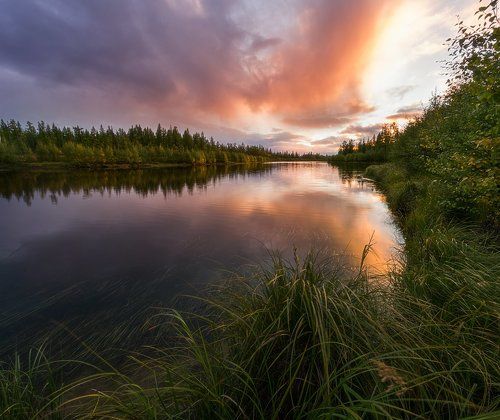 Закат на старице