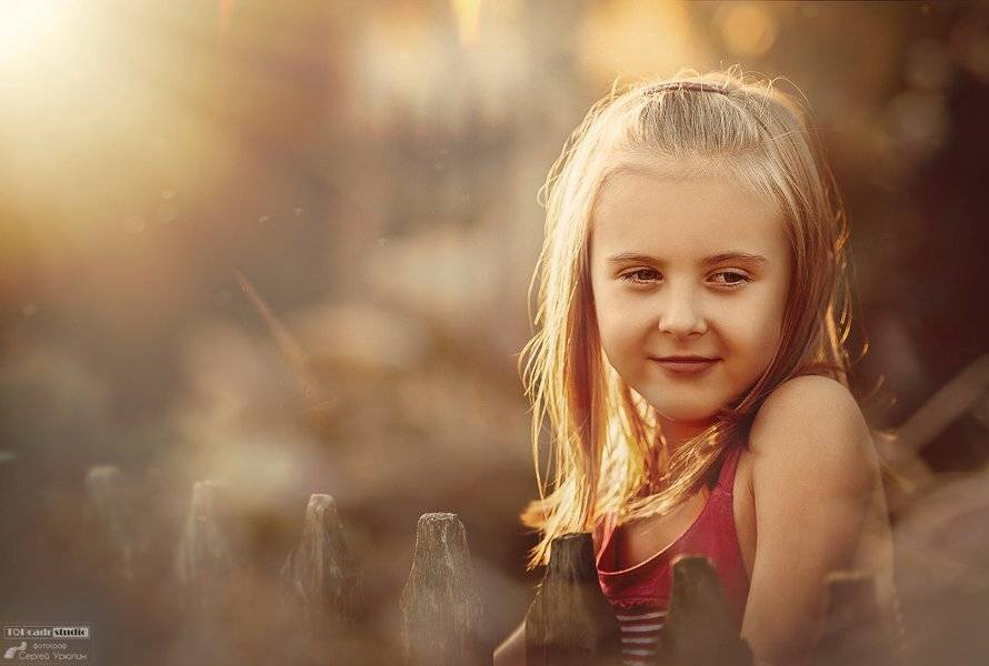 Дети, Закатное солнце, Портрет, Фотосессия, Сергей Урюпин