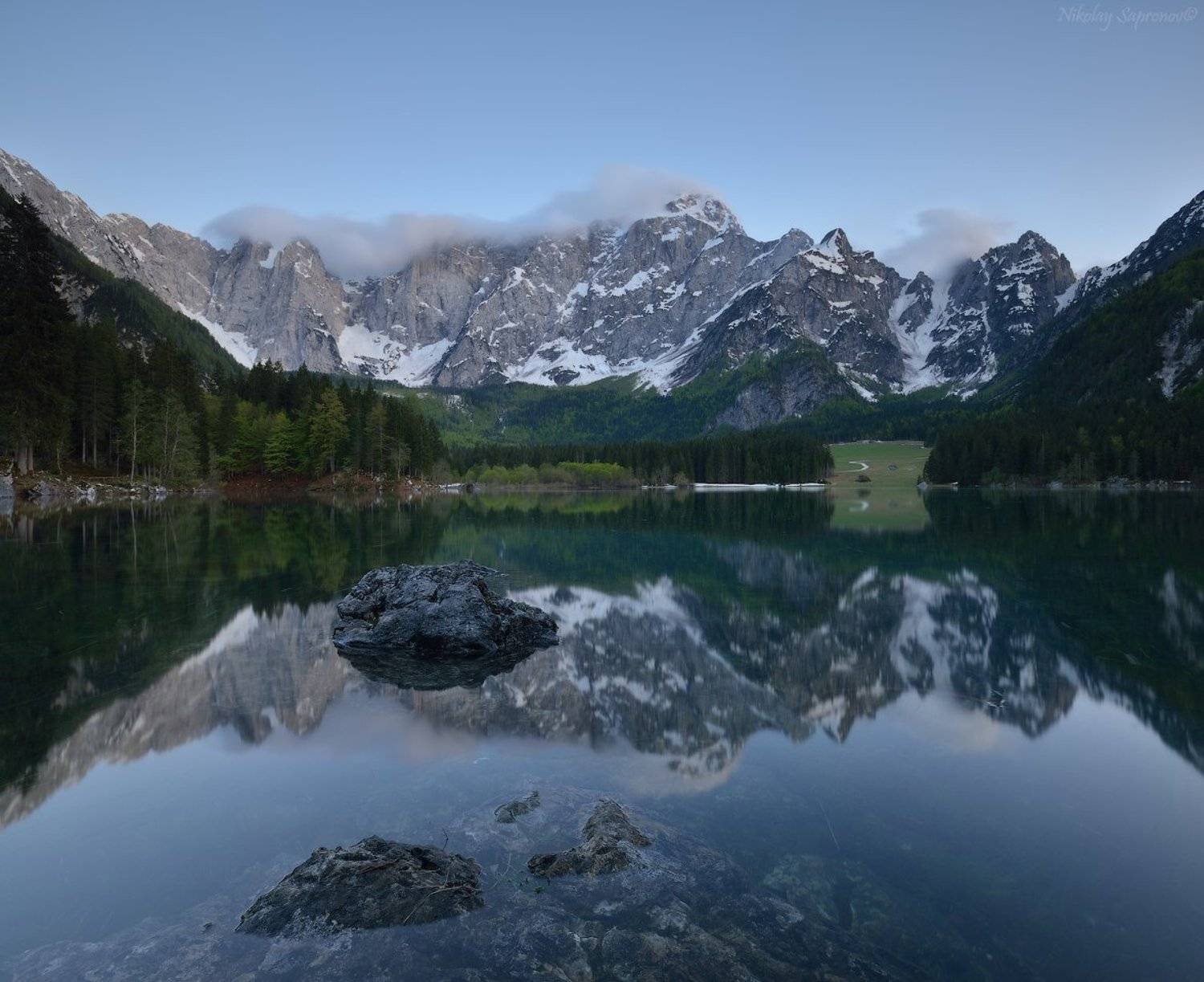 alps, fusine, julain, laghi de fusine, mangart, альпы, венеция, горные, горы, джулия, италия, ледниковые, мангарт, мангартское озеро, озера, отражение, фрули, юлианские, юлианские альпы, юлийские, Николай Сапронов