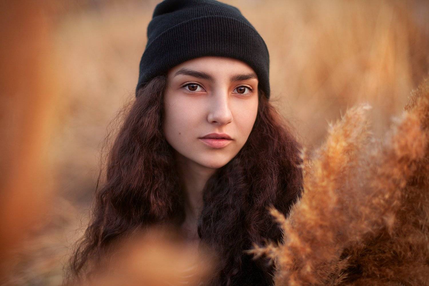 камыш девушка портрет, Анна Колмакова