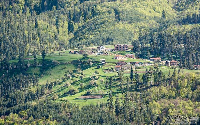 building, Bulgaria, field, forest, meadow, mountain, Rhodope, spring, tree Rhodope landscapes, Bulgaria фото превью
