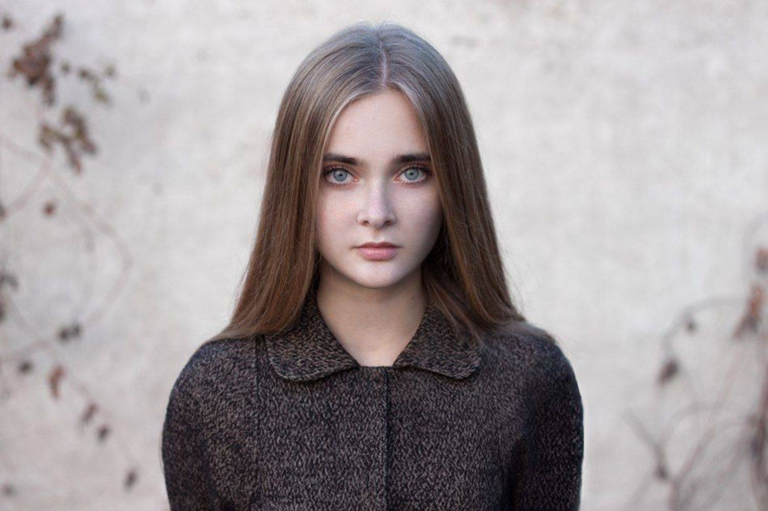 eyes, girl, hair, portrait, взгляд, глаза, девушка, портрет, Давыденко Мария