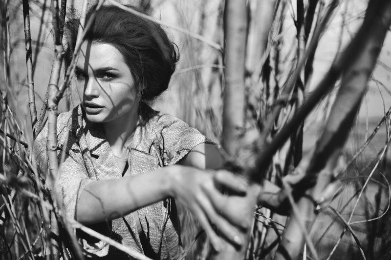 Black and white, Fashion, Model, Portrait, Spring M O N O фото превью