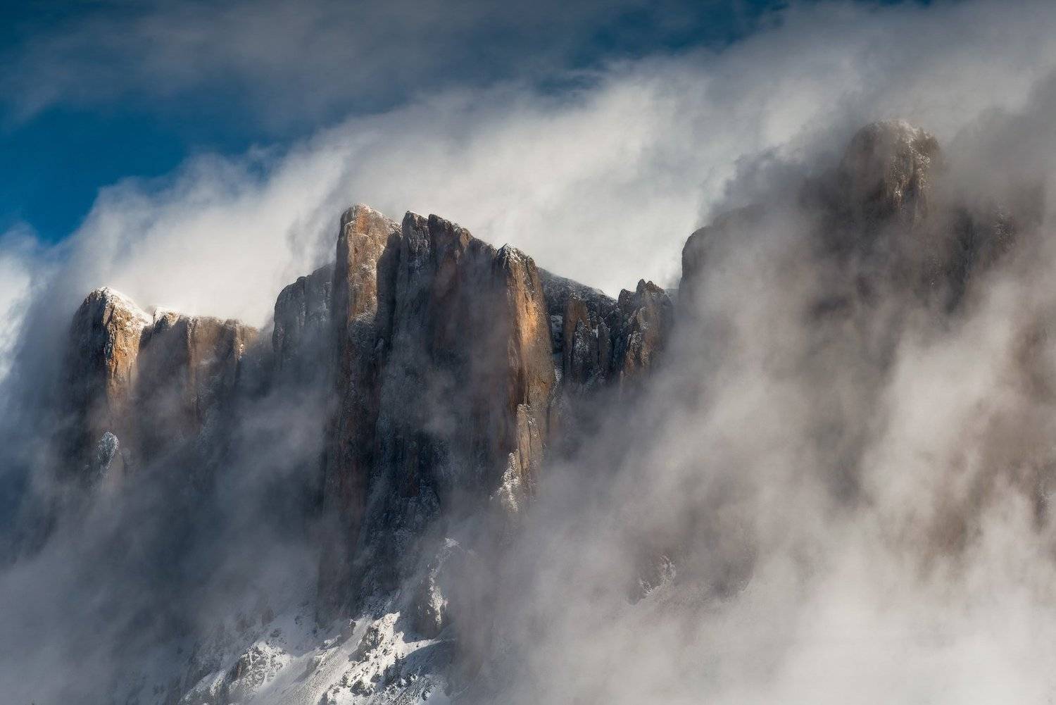 май 2015 , кавказ, туман, скалы, утро,, ФЁДОР