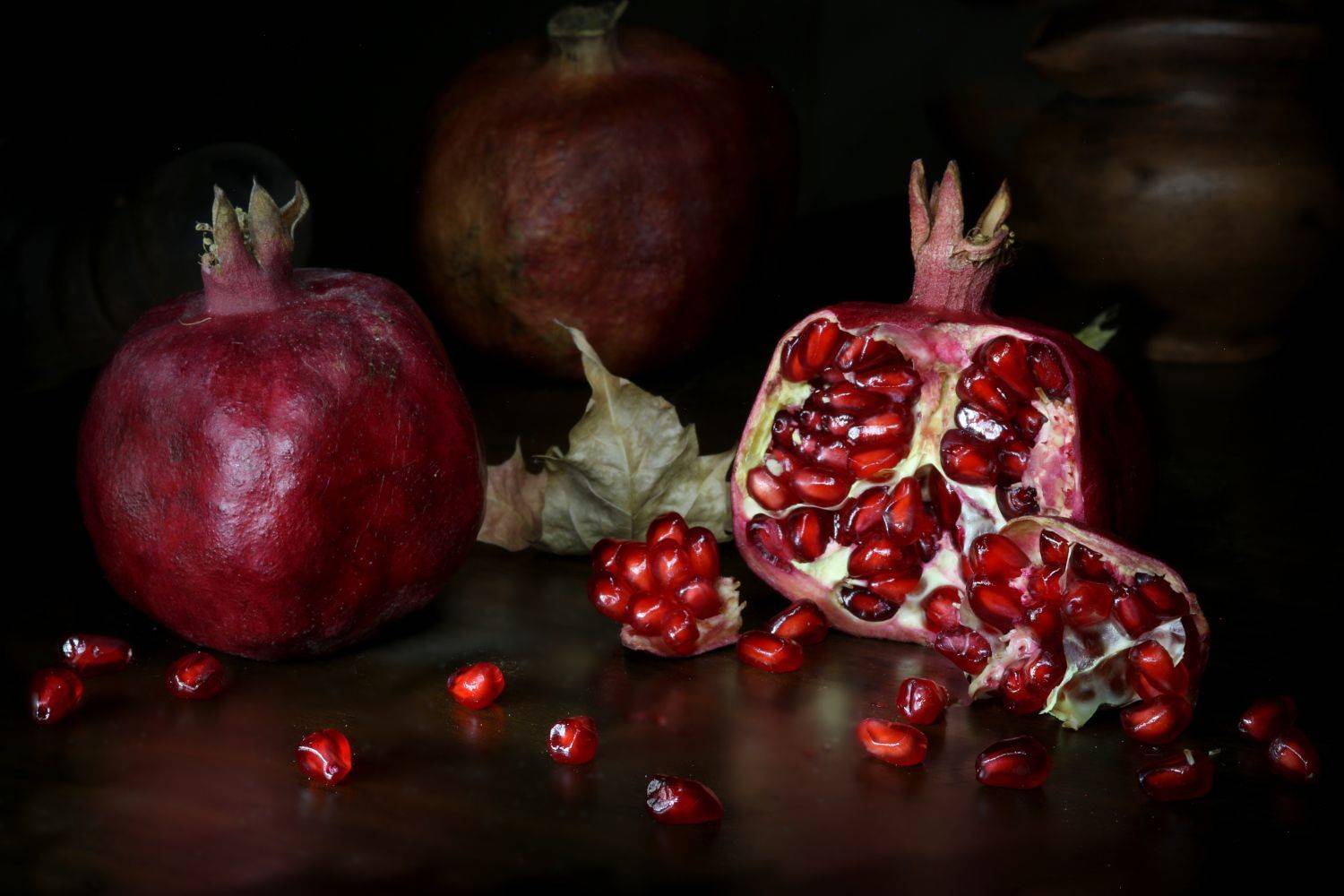 натюрморт, гранат,, Шруб (Беляева) Татьяна