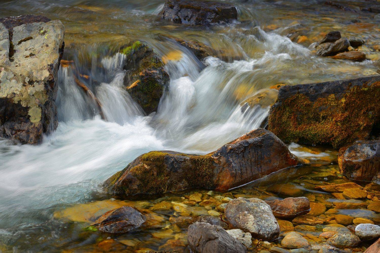 горы осень река архыз, Александр Жарников