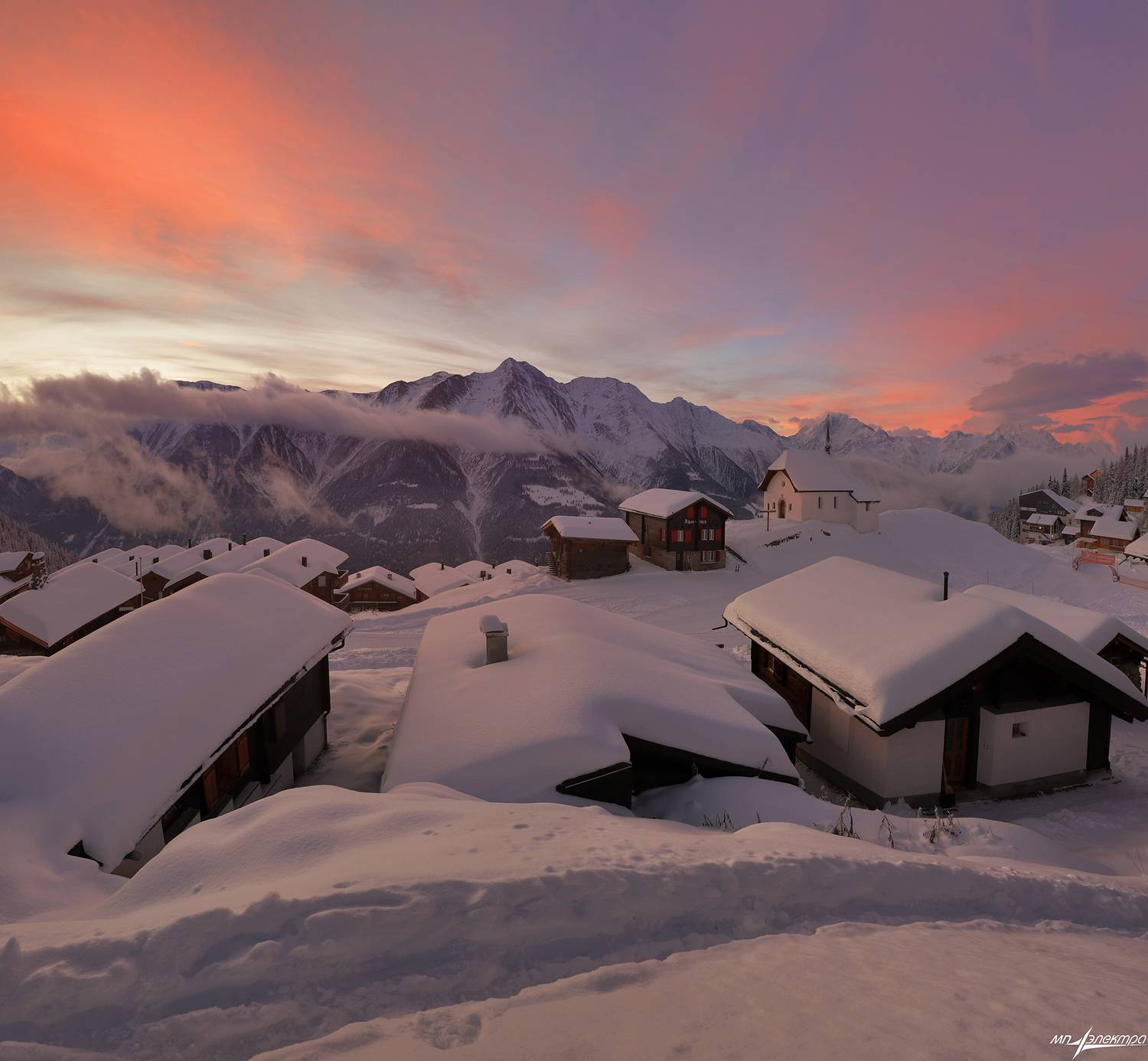 swiss,bettmeralp,зима, Матвеев Николай