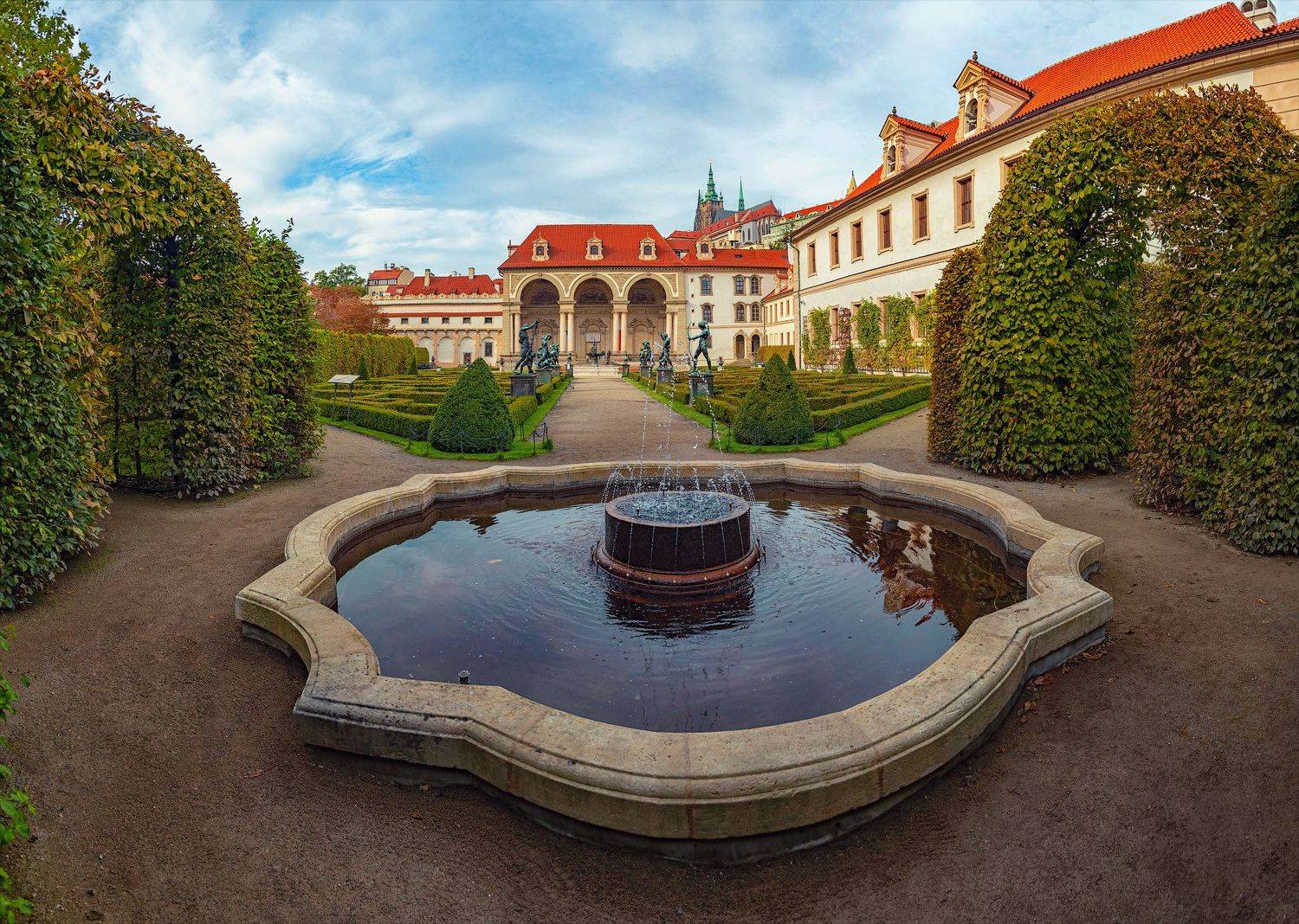 praha, chech republic, garden, architecture, Андрей Кобыща