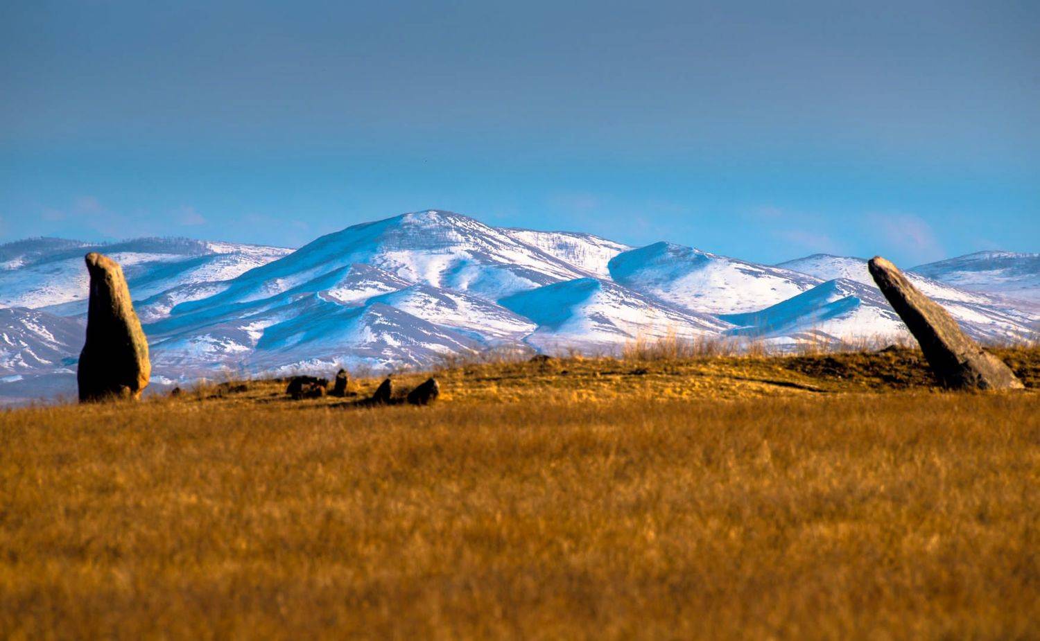 Степь Хакасия осень горы , Александр Колбасов