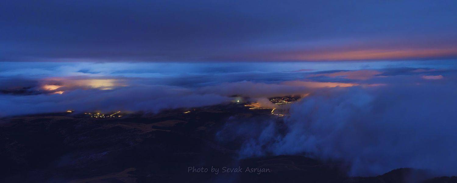 рассвет, облака, Асрян Севак