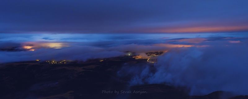 рассвет, облака Рассвет после грозовой ночи фото превью