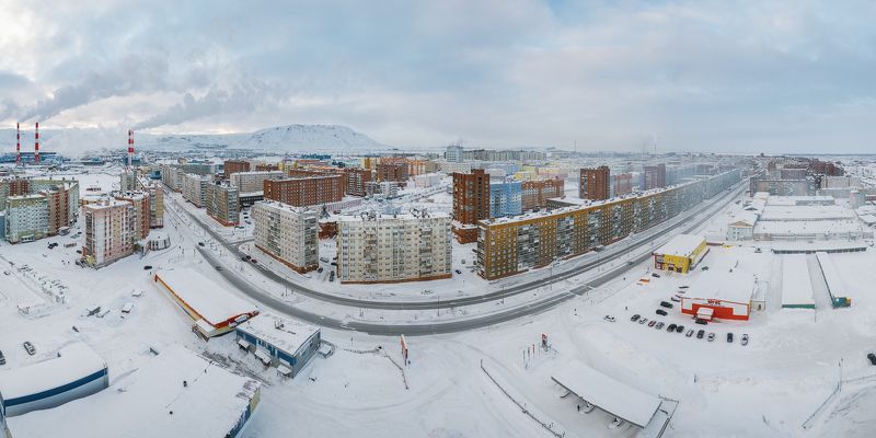 Норильск, арктика, городская фотография Норильск фото превью