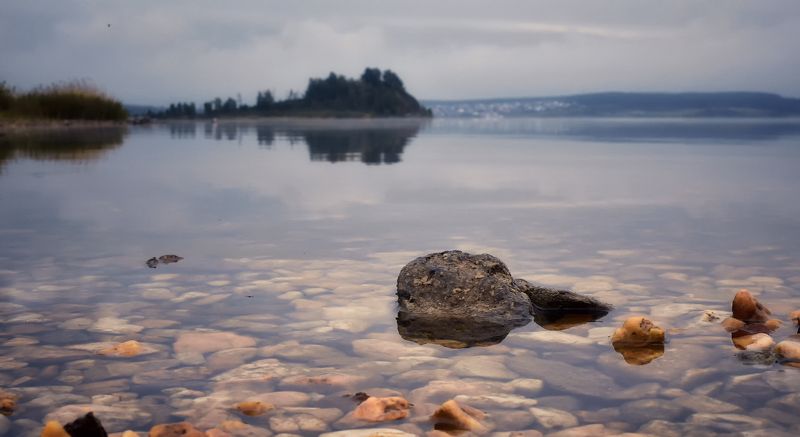 Озеро Ургун после дождя фото превью