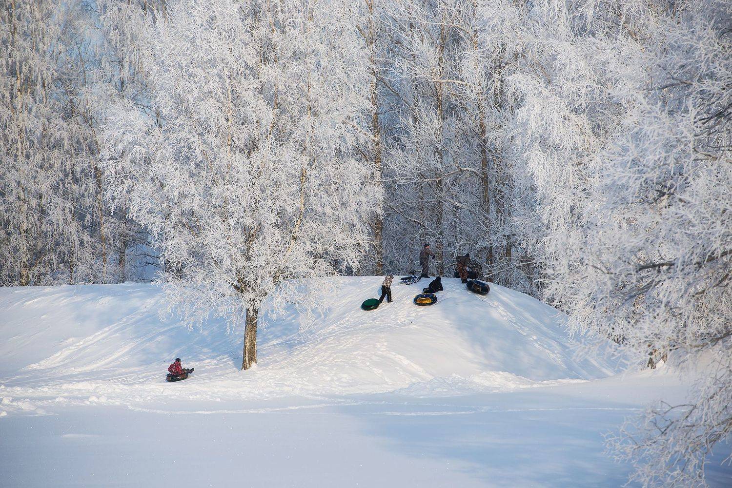 зима снег иней тутаев романов-борисоглебск дети горка ребетня, Сальников Евгений