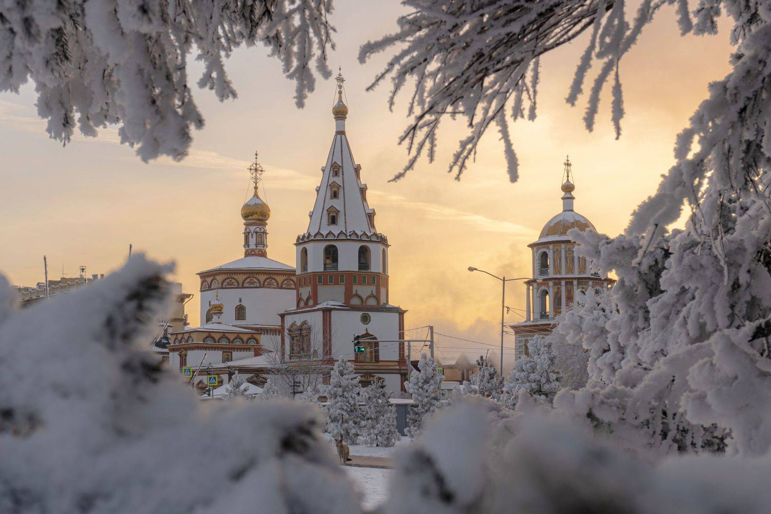 иркутск, зима, иней, рассвет, Тильпунов Михаил