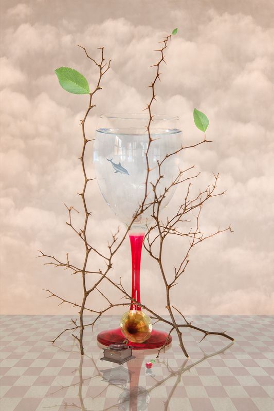 collage, color, colors, concept, conceptual, digital, digital art, editing, photo collage, photography, still life, surreal, surrealism, Relics of Yesterday\'s Dream фото превью