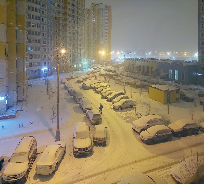 Утро снежное фото превью