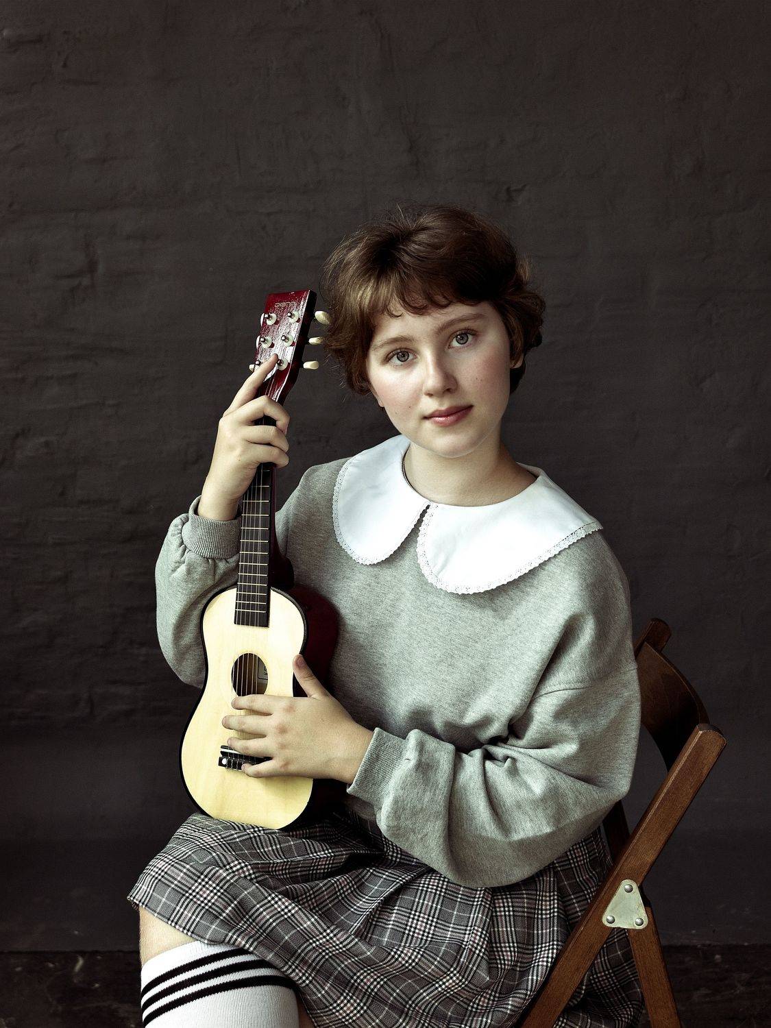 детский портрет, ретро, в стиле ретро, Вера Дымова