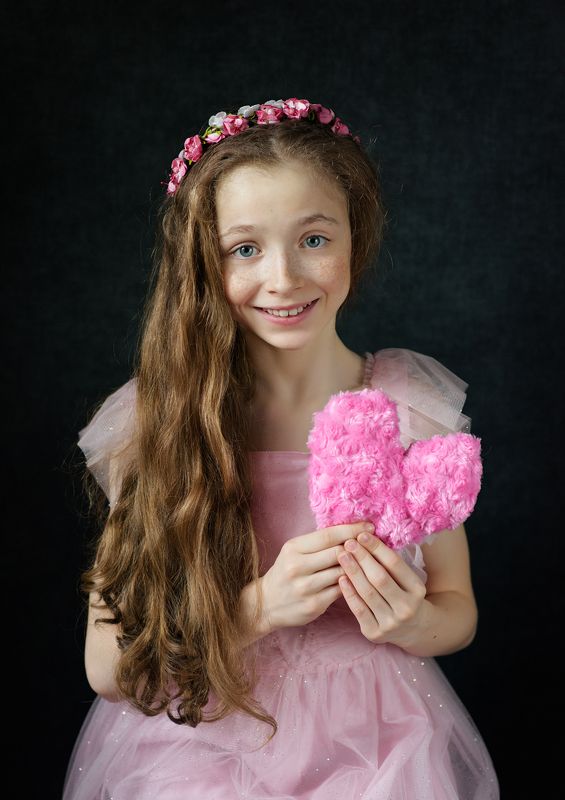 pink heart фото превью