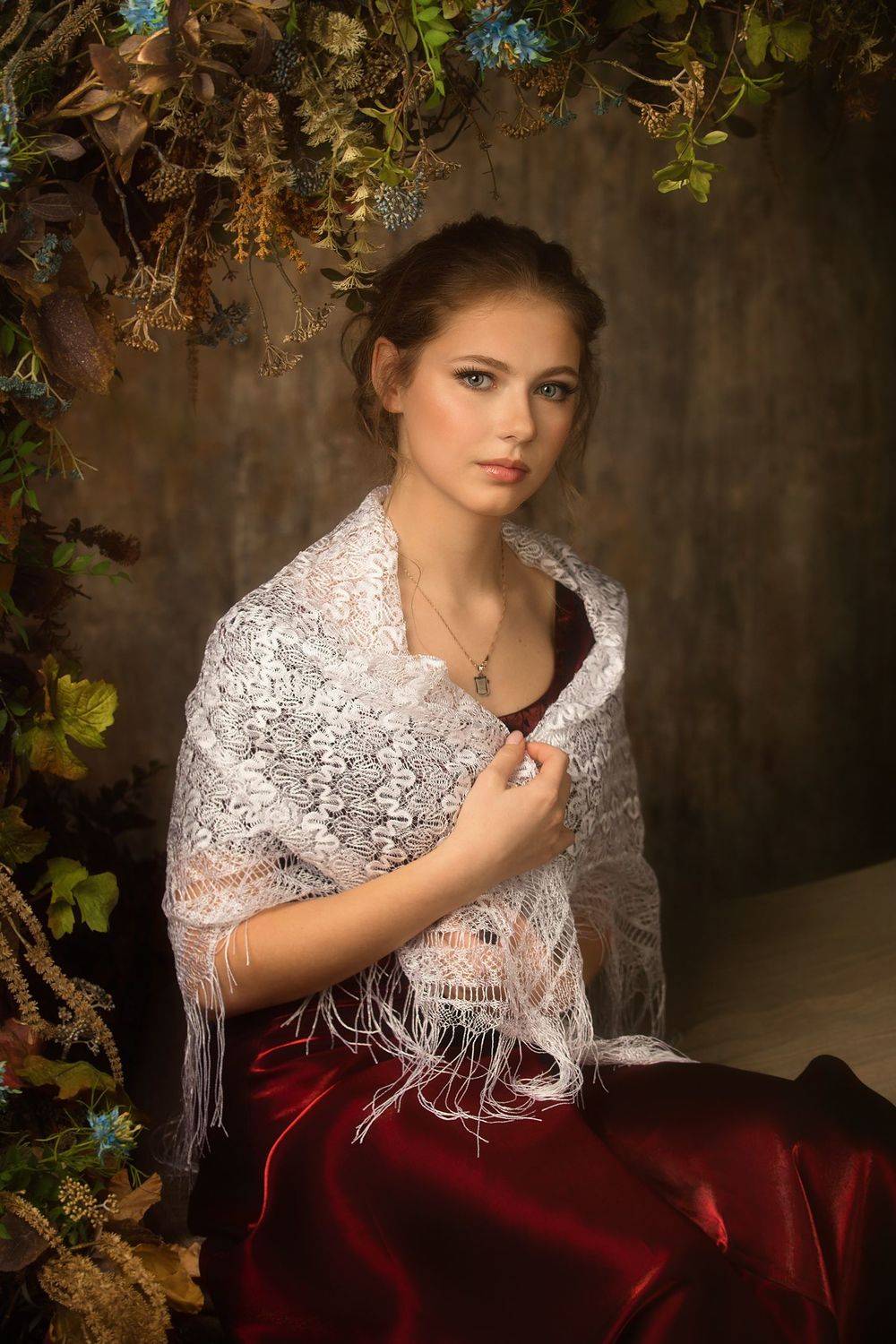 портрет, девушка, Алексей Назаров