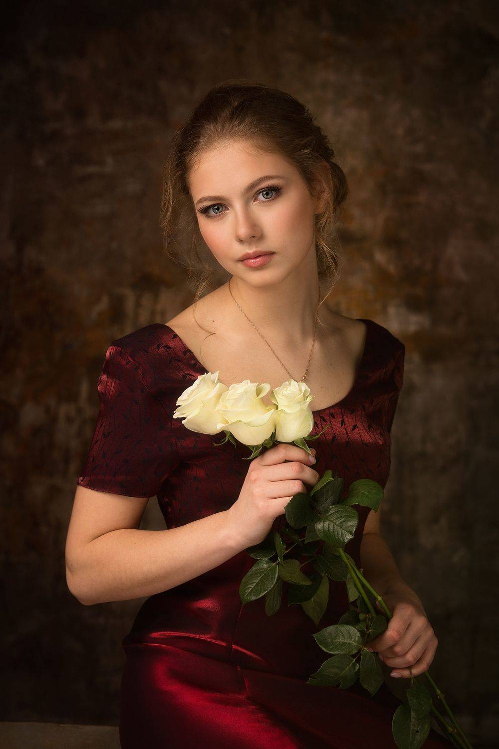 портрет, девушка, Алексей Назаров