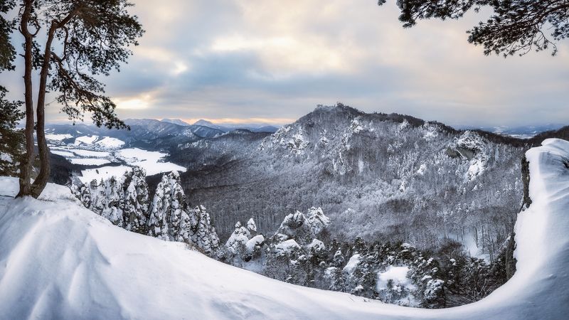Winter on the Sulov rocks фото превью