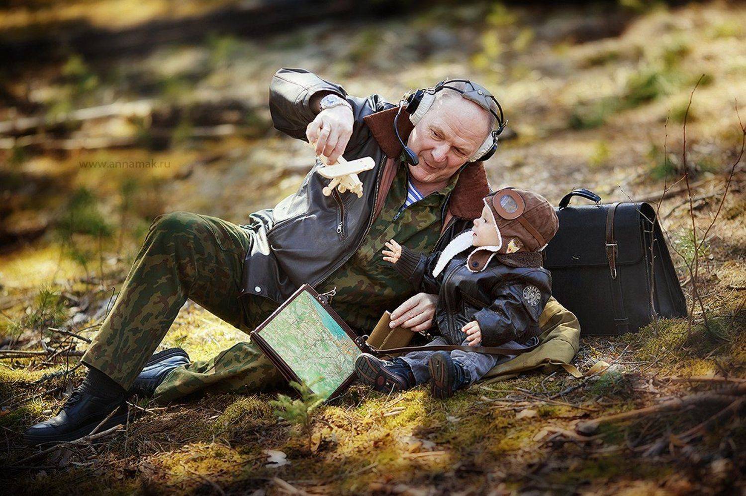 Внук, Дедушка, Летчики, Поколение, Ребенок, Макеичева Анна