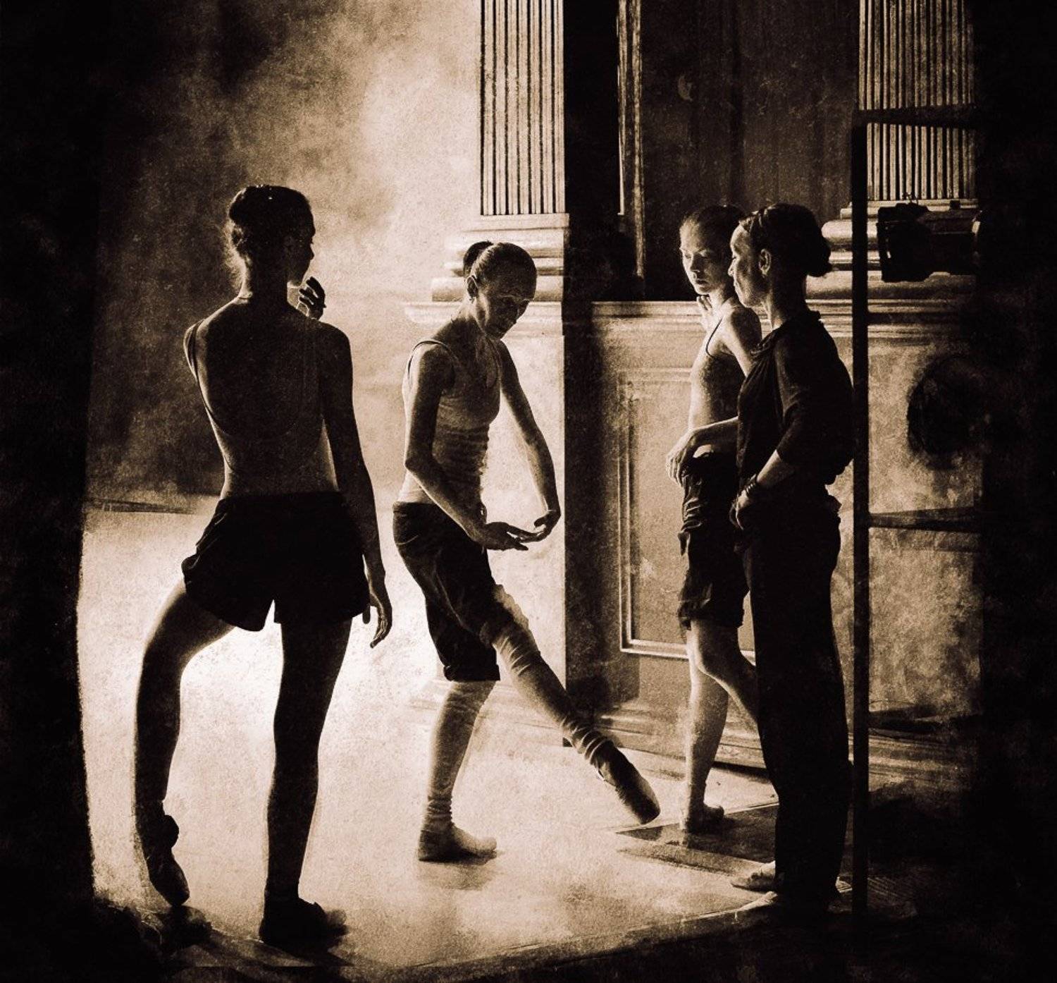 Балерины, За кулисами., Репетиция, D_Runk