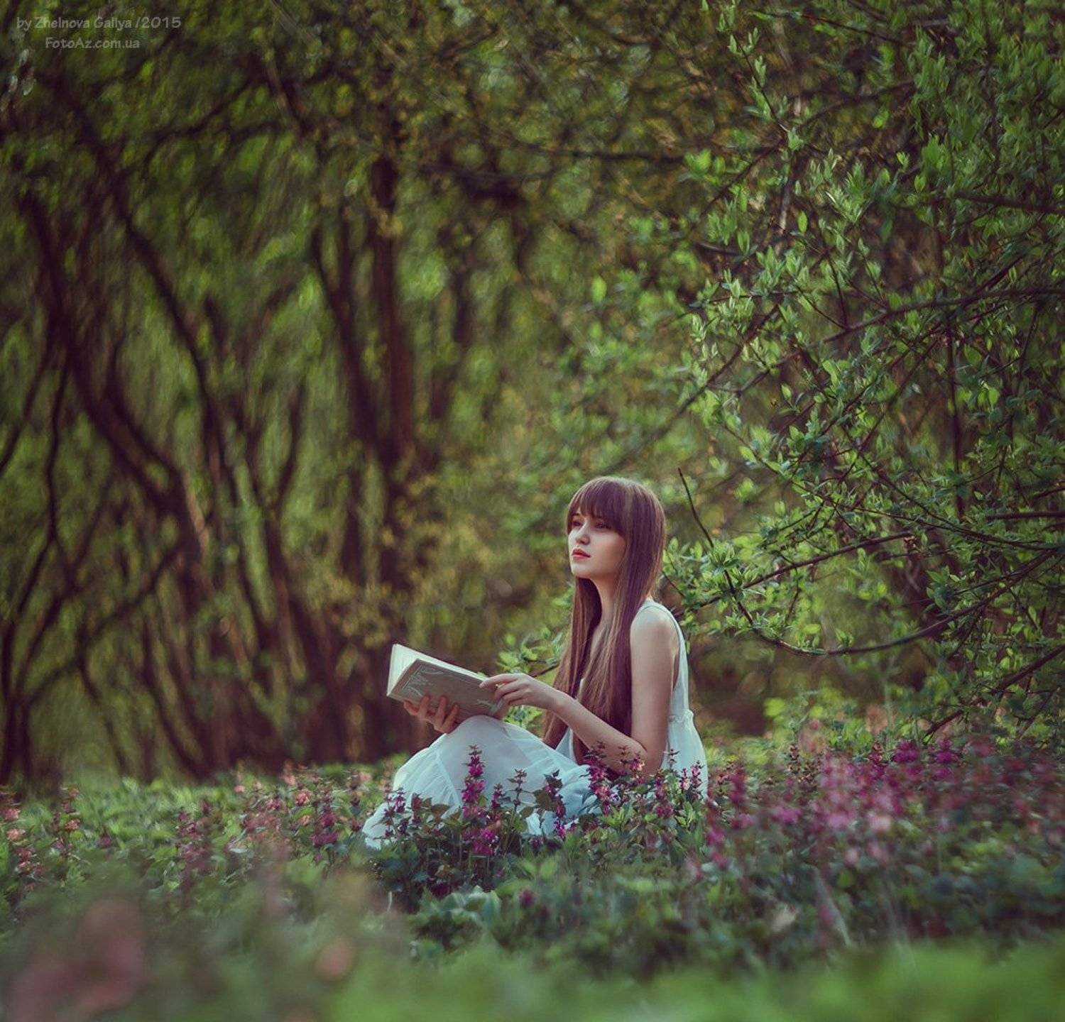 Весна, Девушка, Зелень, Портерт, Желнова Галия