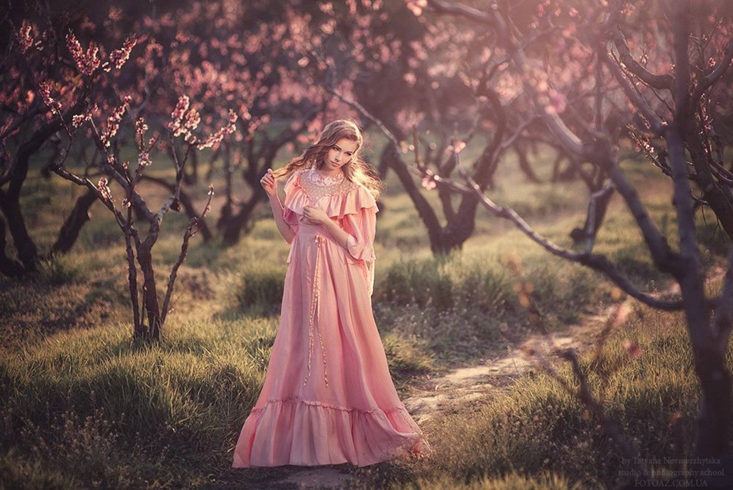 Весеннее цветение, Весна, Вишни, Сакура, Невмержицкая Татьяна