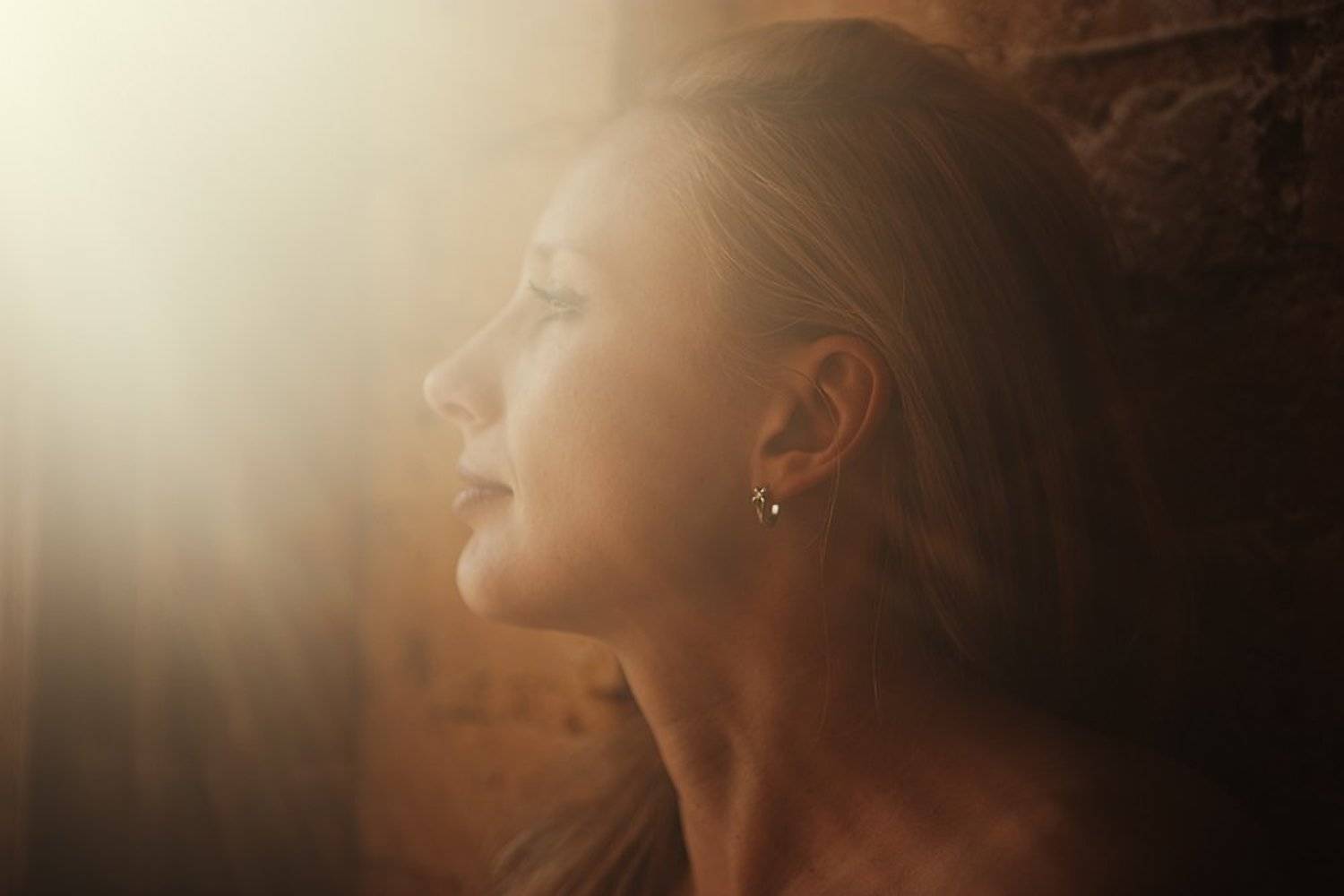 девушка, солнце, лучи, свет, портрет, Ирина Сиротова