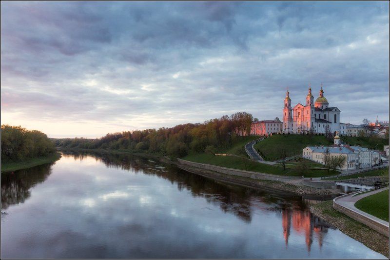 беларусь, витебск, витебская обл Отблески заката фото превью