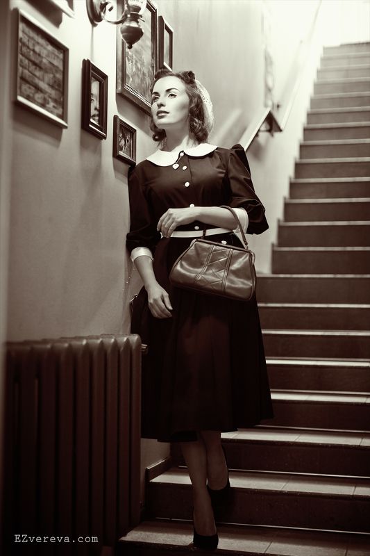 ретро, портрет, девушка, иркутск, елена зверева Ретро фото превью