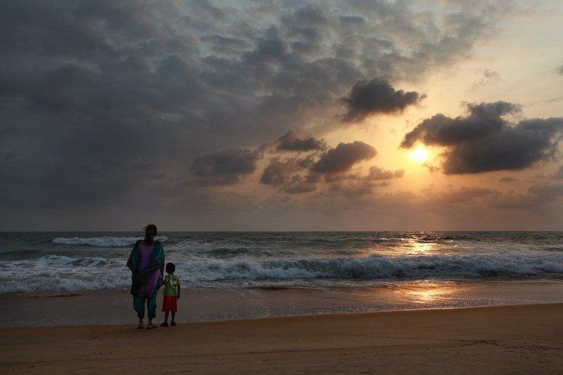 india, goa, beach, sunset, пляж, индия, гоа, закат India, Goa фото превью