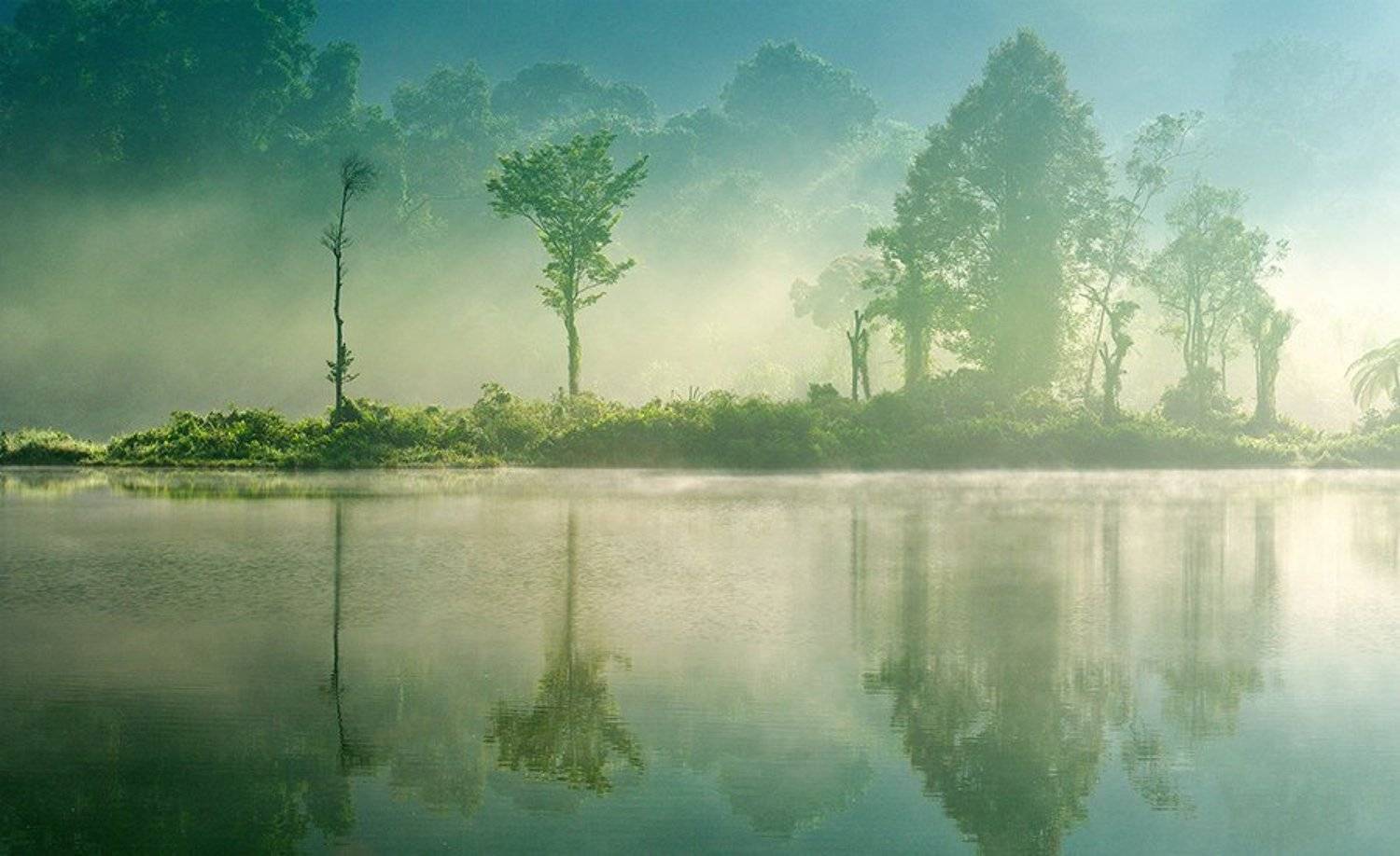 Lake, Landscape, Morning, Nature, Situ gunung, Beni Arisandi