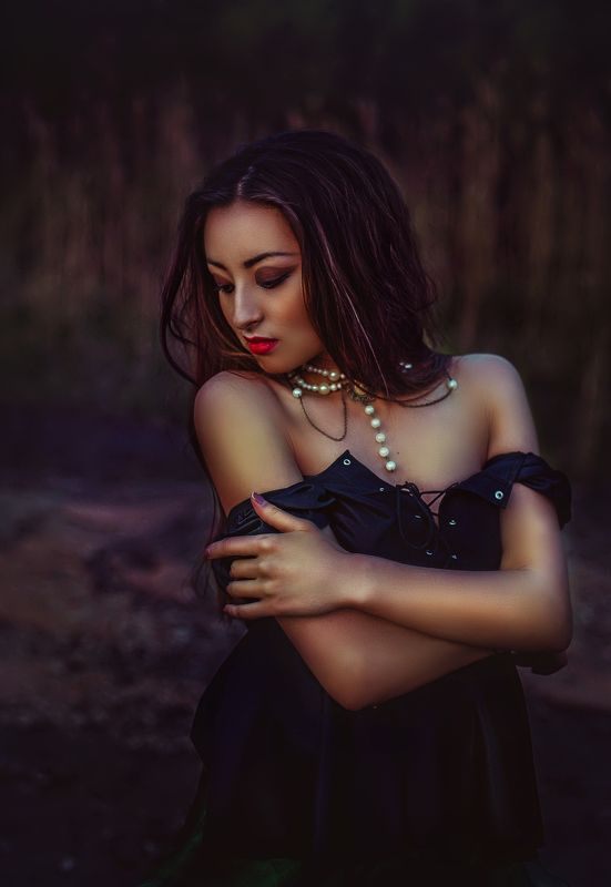 девушка природа красавица фото превью