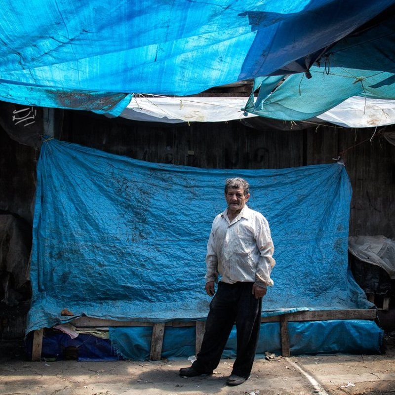 Blue man фото превью