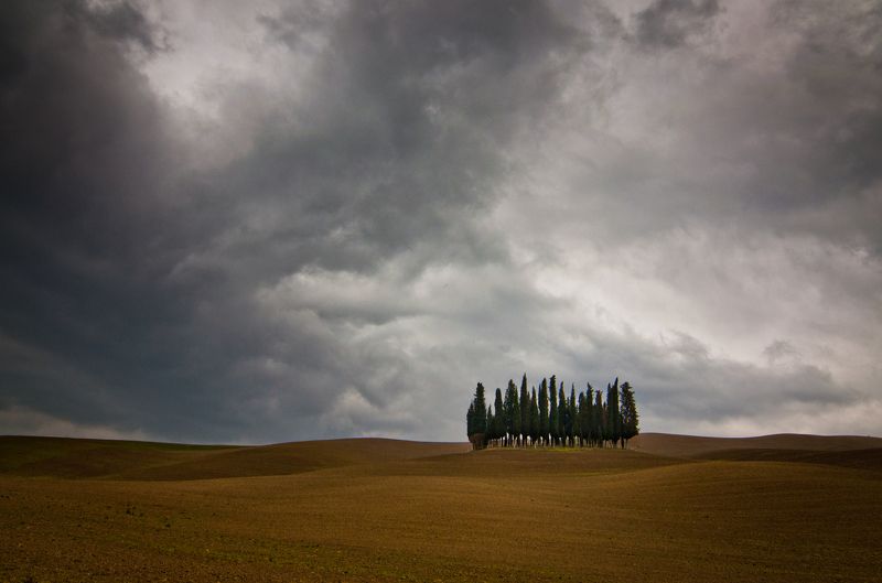 Тоскана, Val d\'Orcia Под весенними дождями Тосканы фото превью