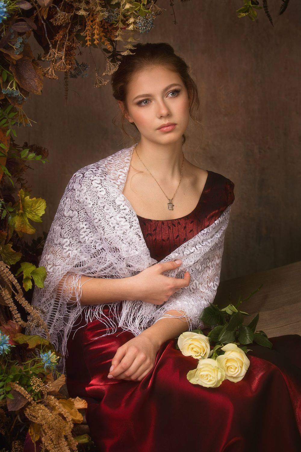 портрет, девушка, Алексей Назаров